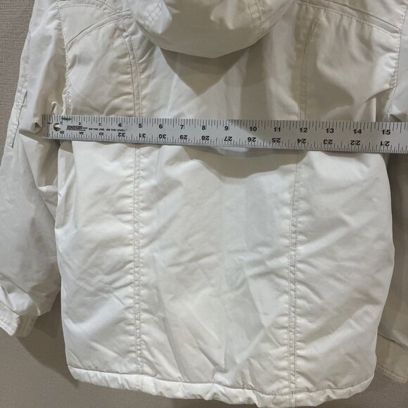 ROXY Puffer Hooded Winter Jacket White Youth Size Medium M Girl - Picture 13 of 16